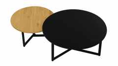 two-color design coffee table