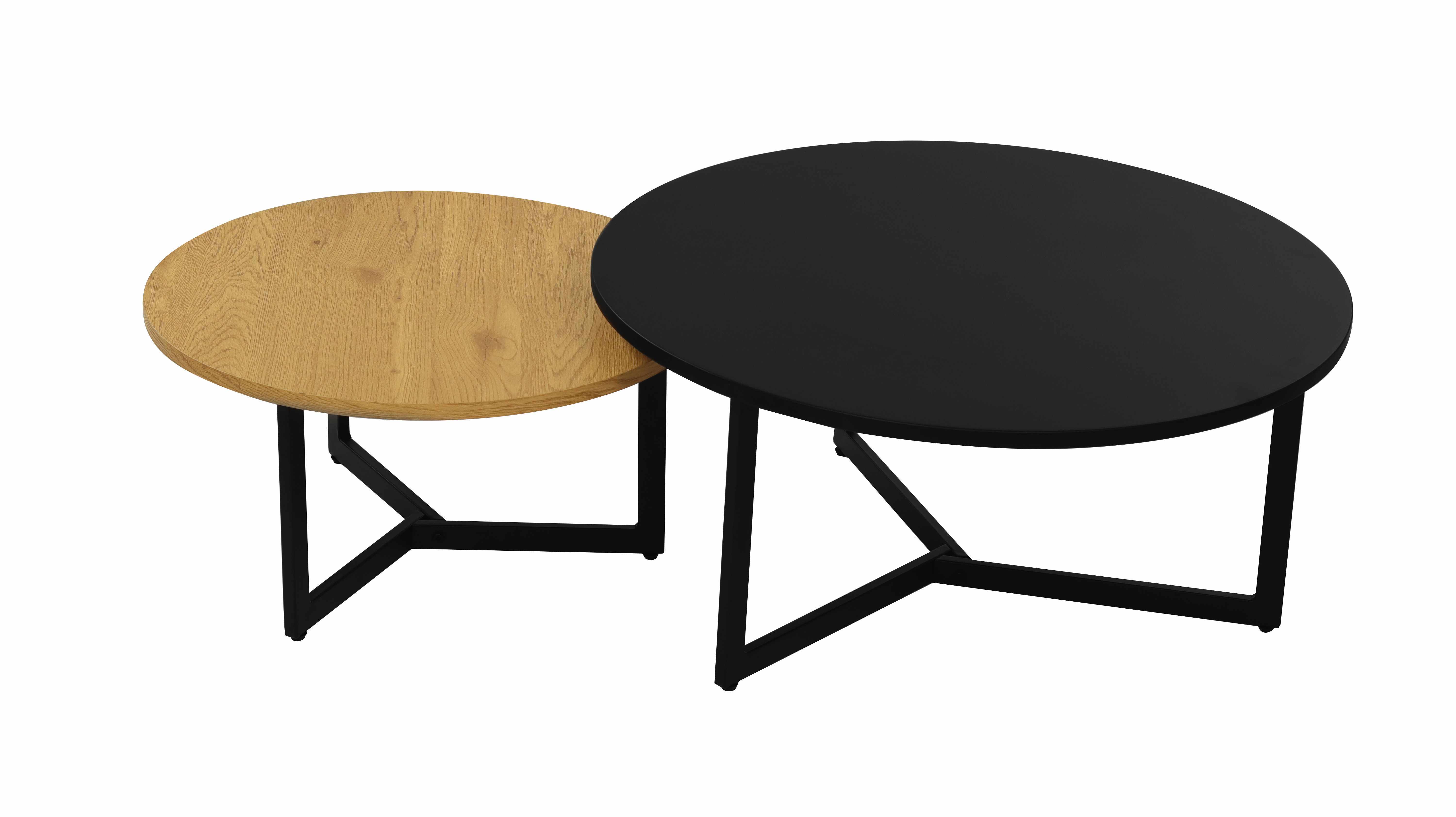 two-color design coffee table