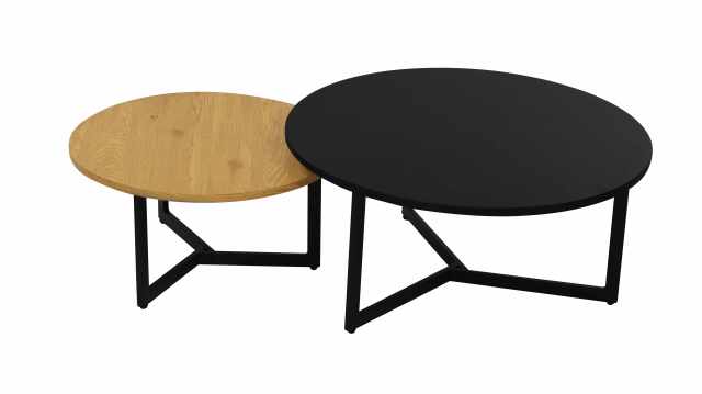 two-color design coffee table