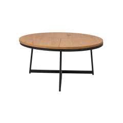 Round ash color coffee table
