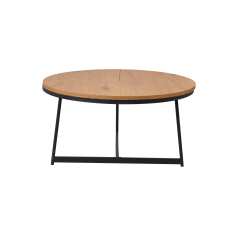 Round ash color coffee table