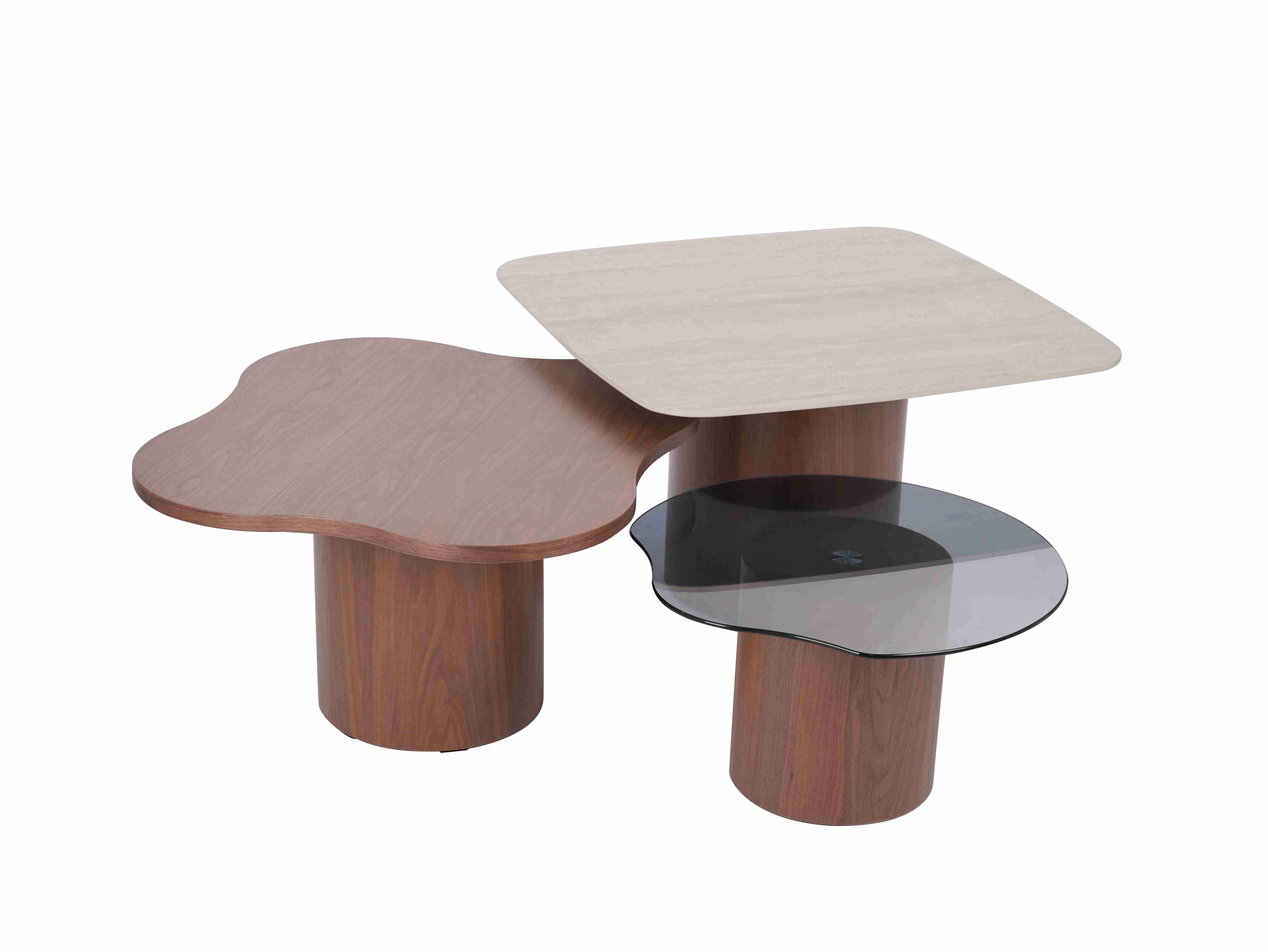 3 coffee tables 1 set