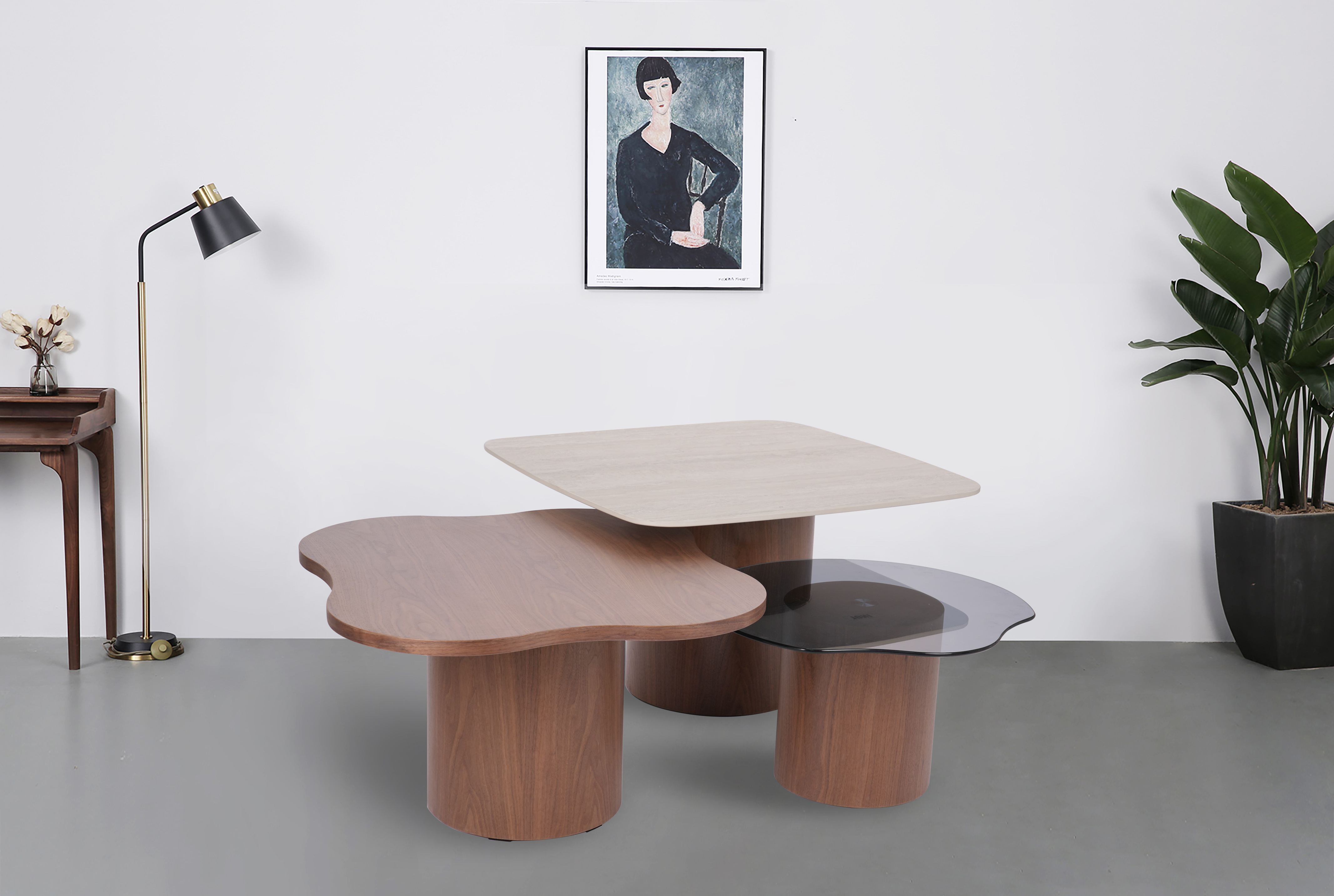 3 coffee tables 1 set