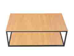 Ash color double space coffee table