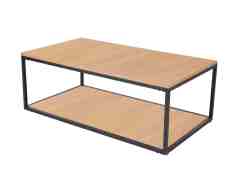 Ash color double space coffee table