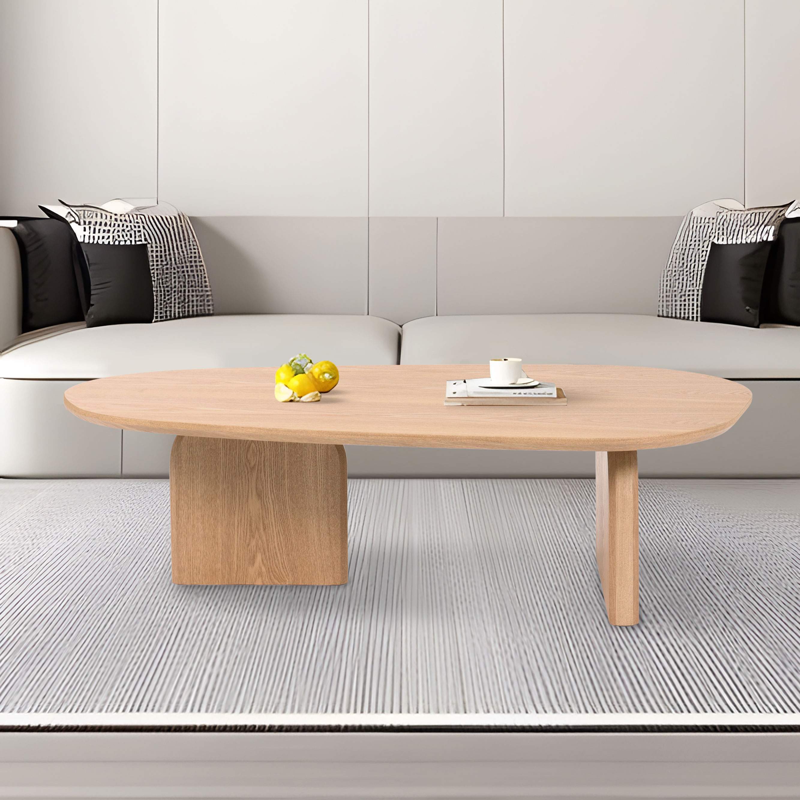 Ash wood Coffee Table with MDF inside