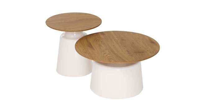 New develop Coffee table with wood top and metal base