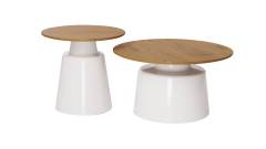 New develop Coffee table with wood top and metal base