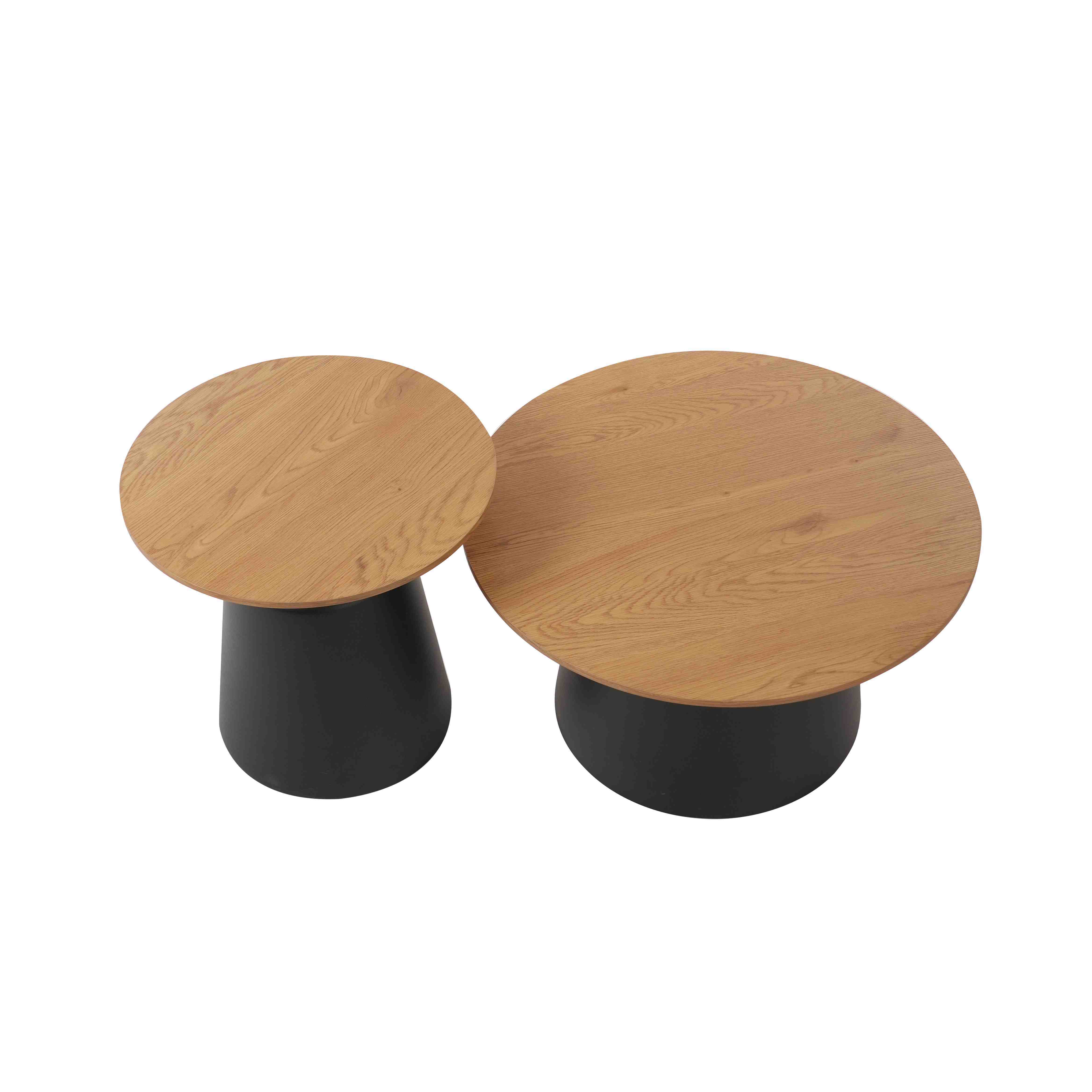 New develop Coffee table with wood top and metal base