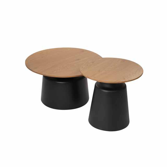 New develop Coffee table with wood top and metal base