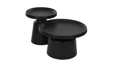 All black metal materials Stable Coffee Table