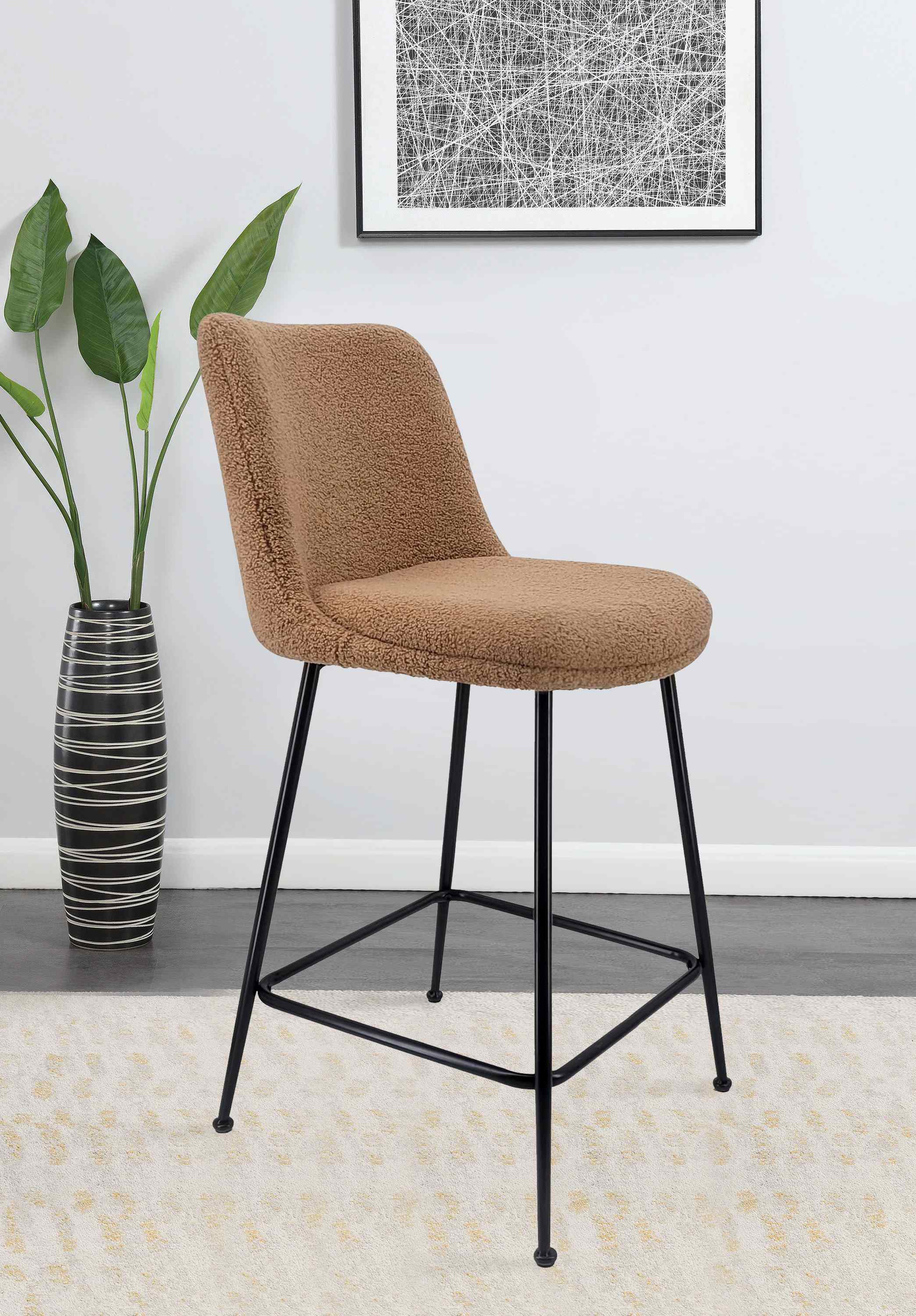 A bar stool with modern design that exudes sophistication