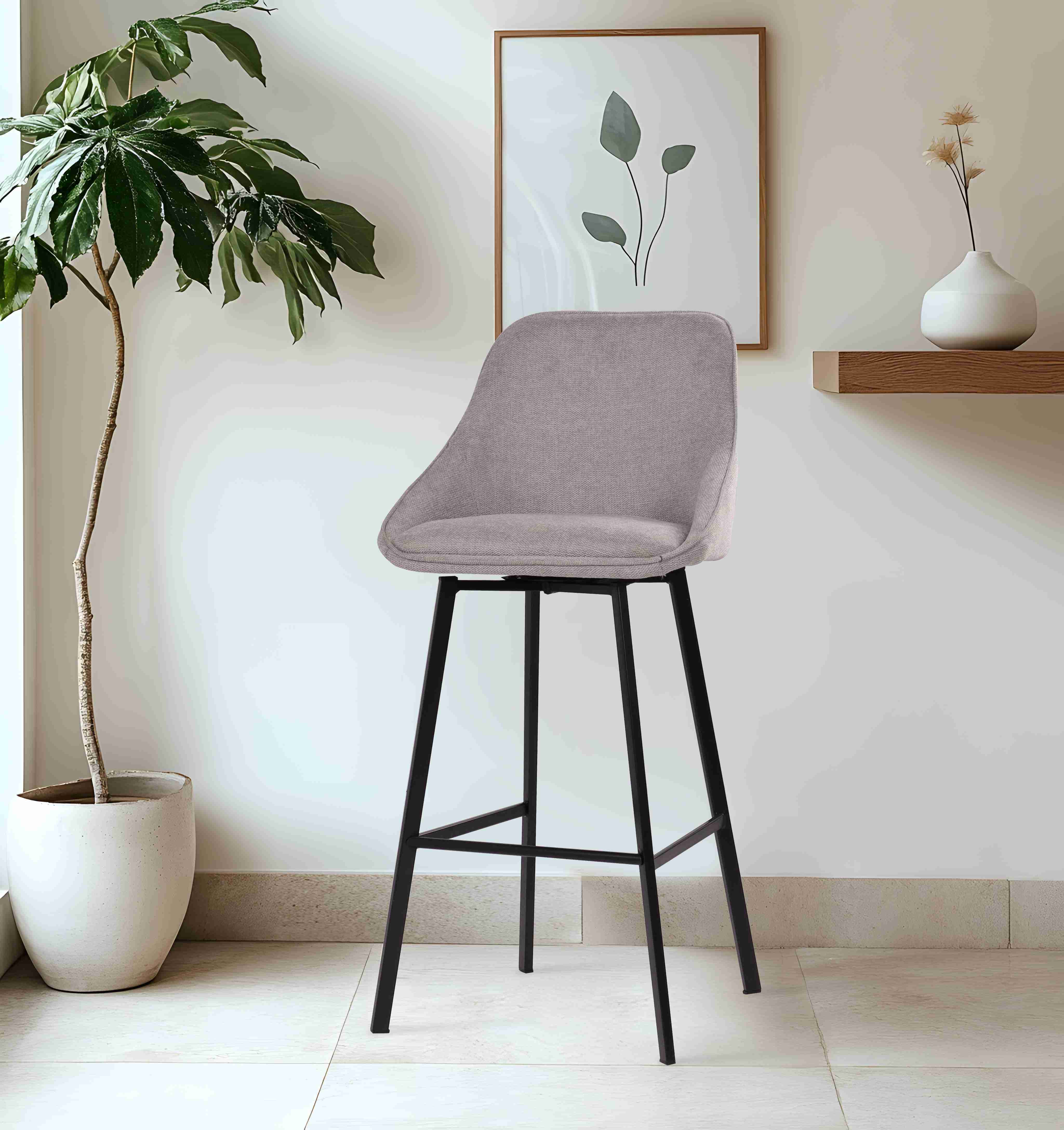 A fashionable, simple and comfortable bar stool