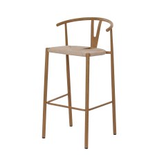 Rattan modern bar stool