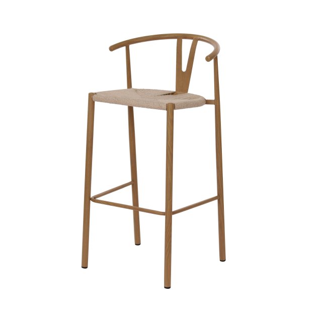 Rattan modern bar stool