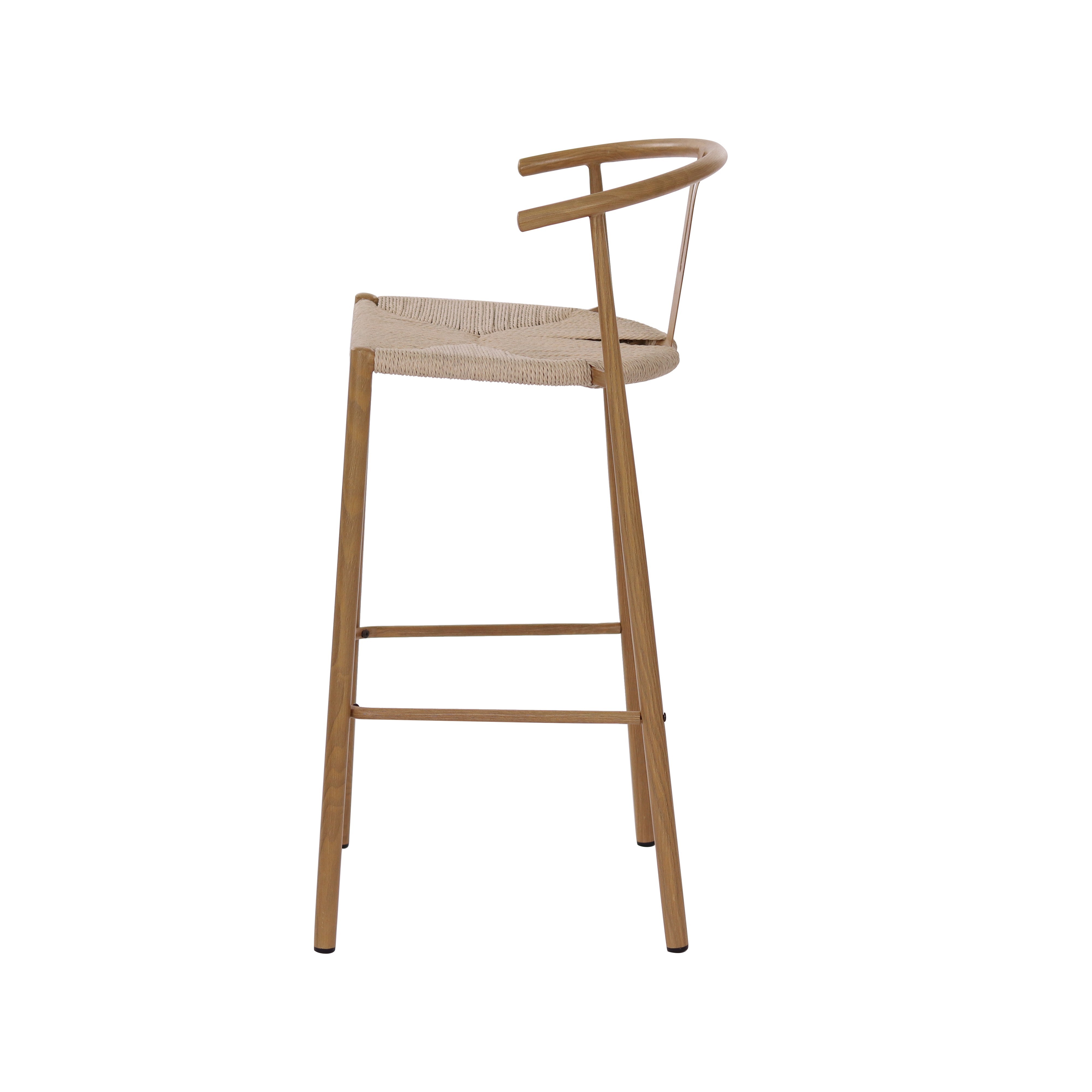 Rattan modern bar stool