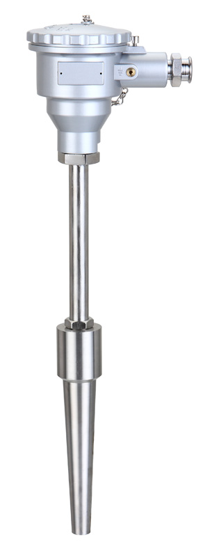 Variable diameter explosion-proof sensor with flange