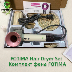FOTIMA White Pink Hair Dryer