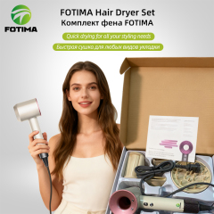 FOTIMA White Pink Hair Dryer