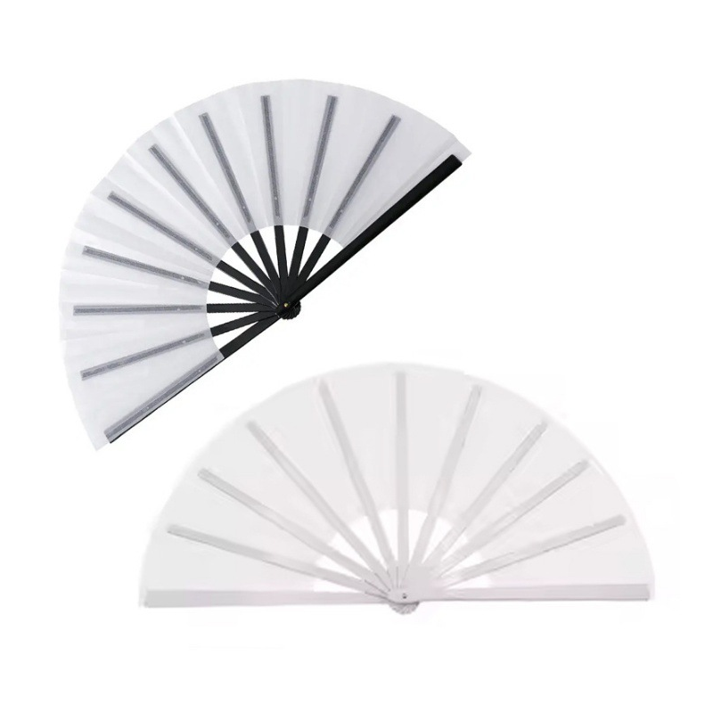 13-inch sublimation Kung Fu fan gift fans