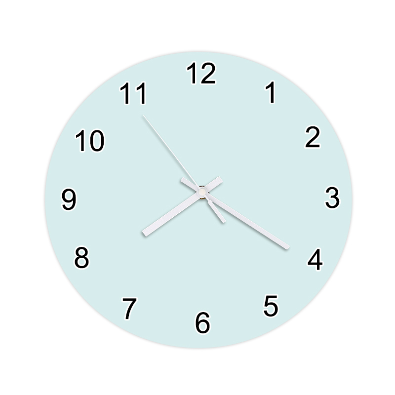 20cm Diameter Sublimation Glass Round Clock 24pcs