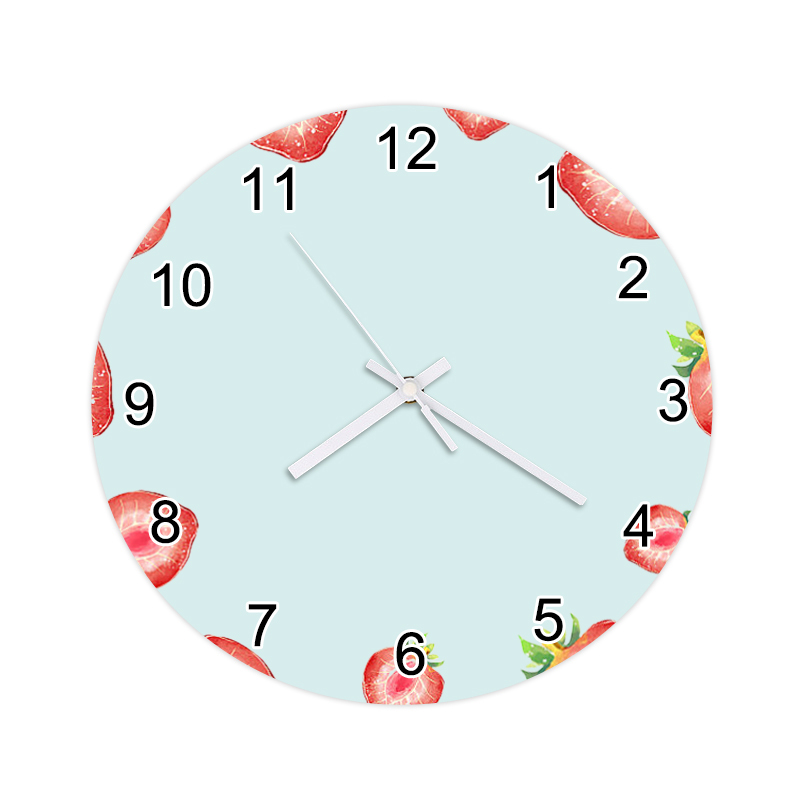 20cm Diameter Sublimation Glass Round Clock 24pcs
