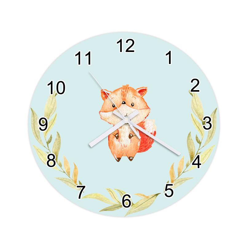 20cm Diameter Sublimation Glass Round Clock 24pcs