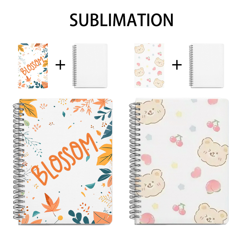 A5 Sublimation Journals Cardboard Cover with Spiral Coils