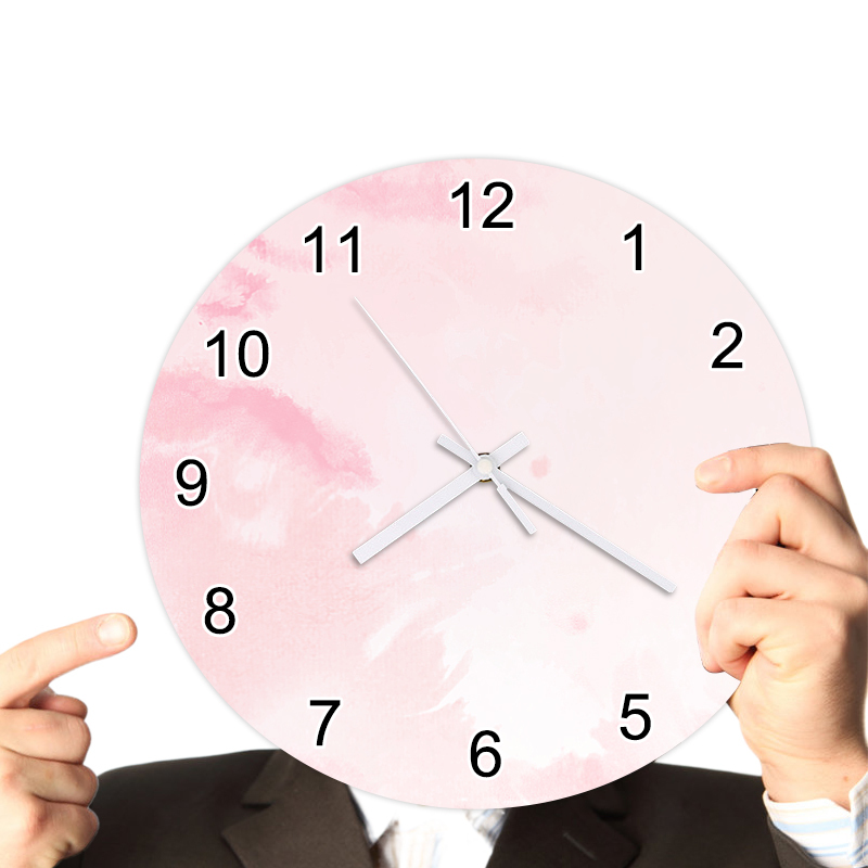 20cm Diameter Sublimation Glass Round Clock 24pcs