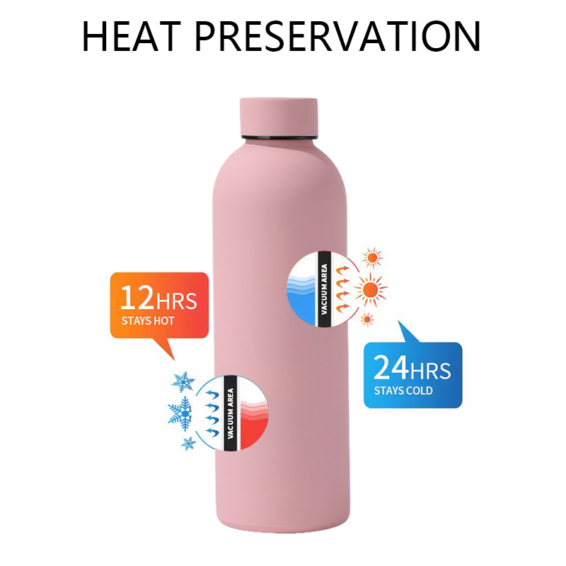 Free customized logo 500ml outdoor sports water bottle in China warehouse ship by sea(25-30 working days）
