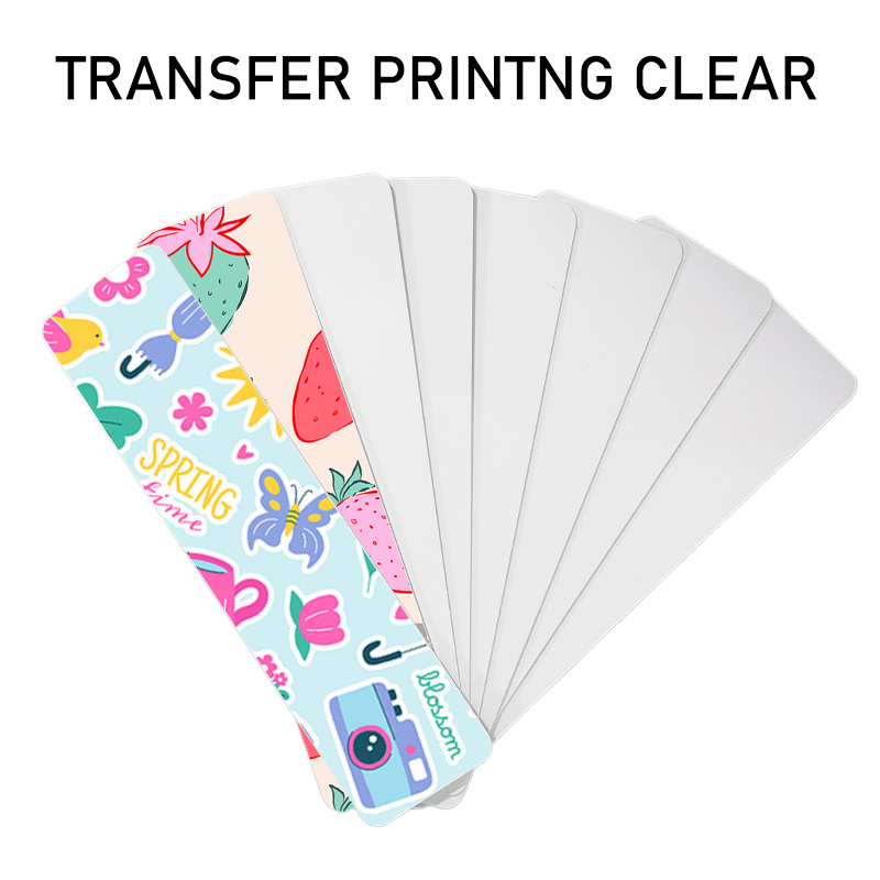 Sublimation Blank Aluminum Bookmark with Random Mix Tassel