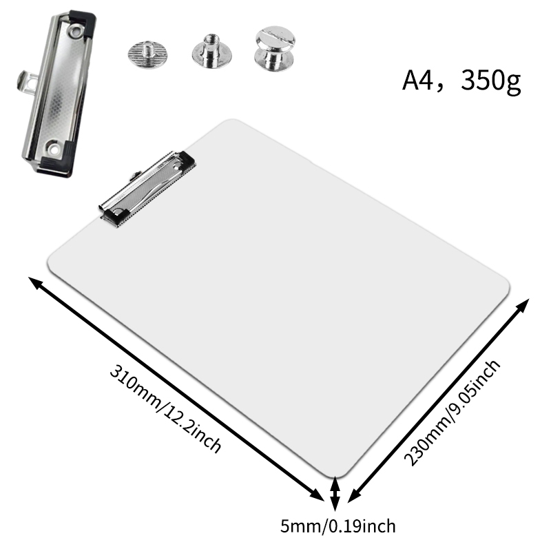 20 pieces A4 SIZE double-sided sublimation writing pads made of MDF material