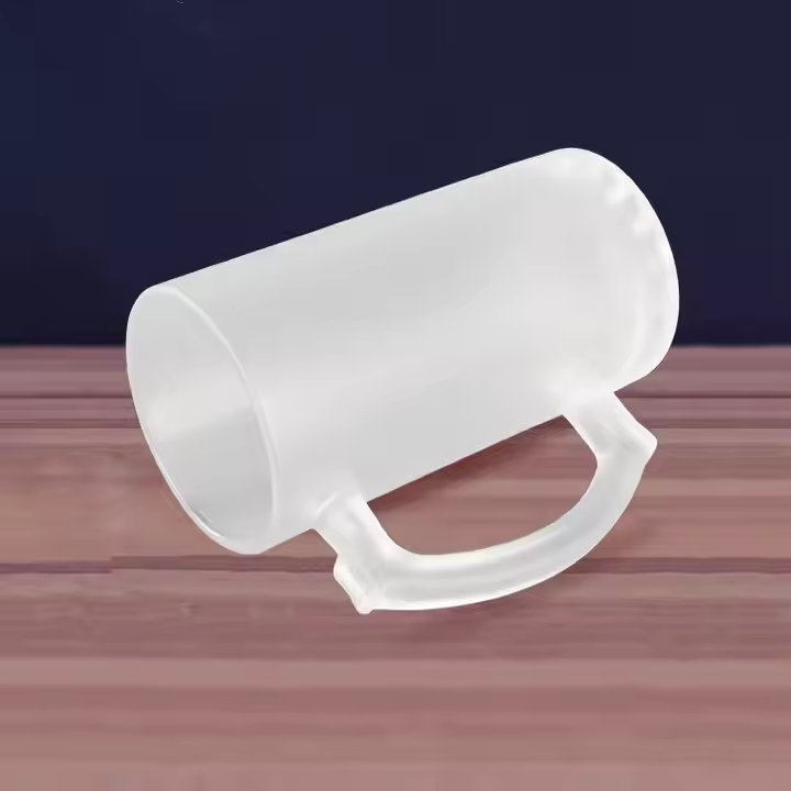 16oz Sublimation Beer Mug Frosted/Clear