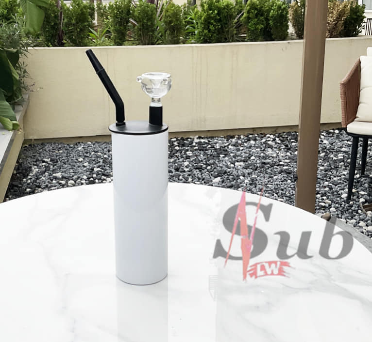 20oz Sublimation Hookah Tumbler with Press on/ Twist on Lids