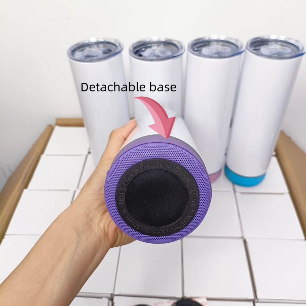US warehouse 20 Speaker White tumblers for sublimation