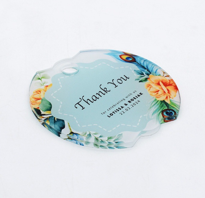 Hot selling Sublimation Acrylic cup lid decoration 50pcs