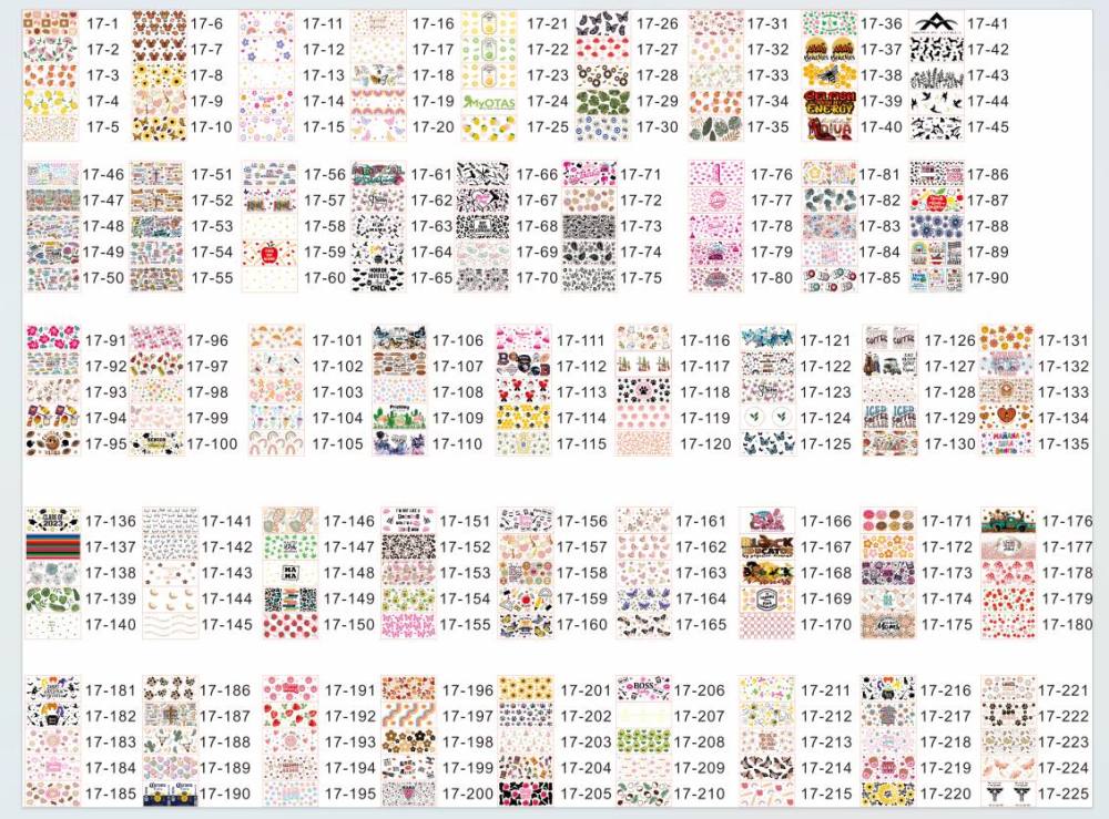 16oz can/pen /mini sty keychain UV DTF sticker