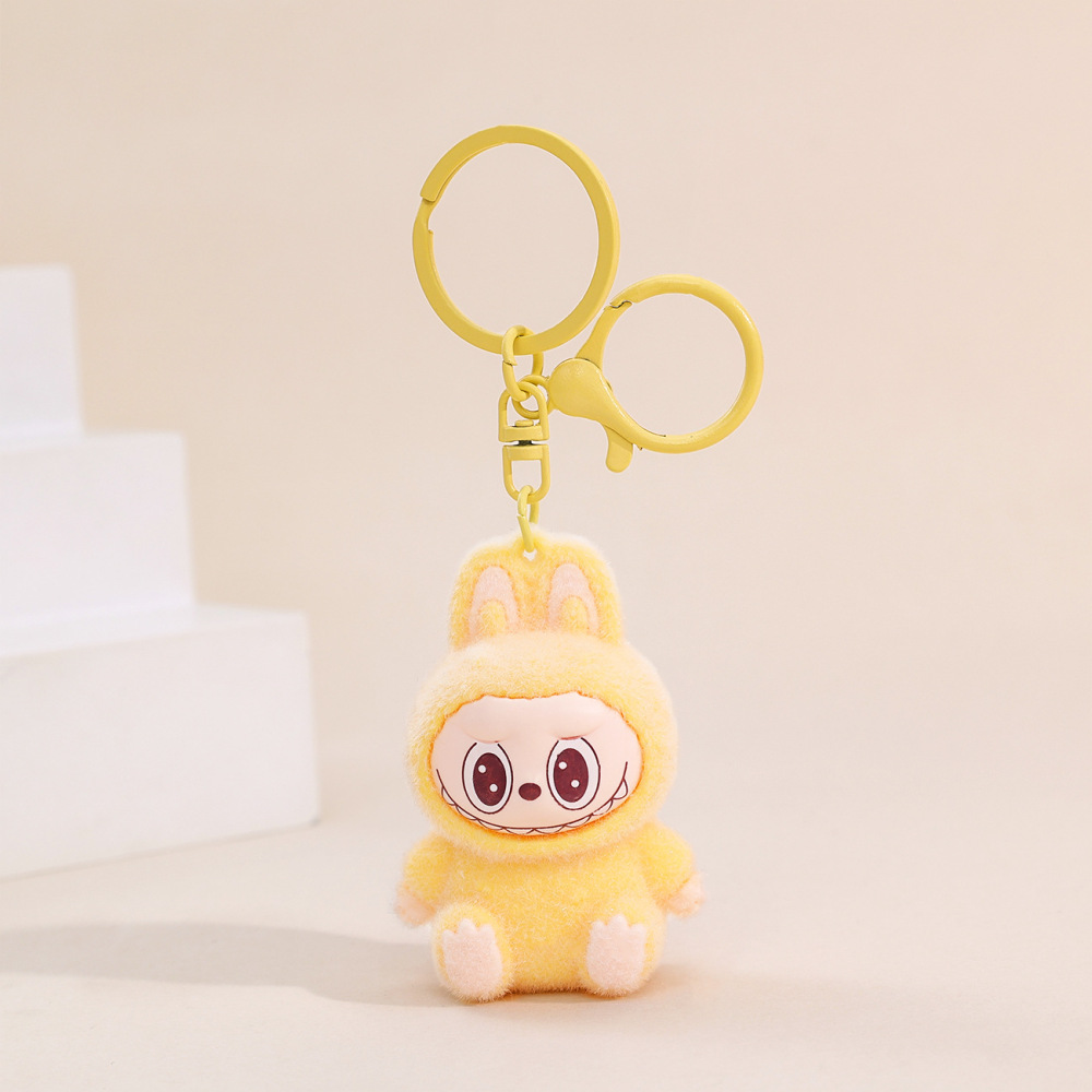 China warehouse labubu keychains Mix Color
