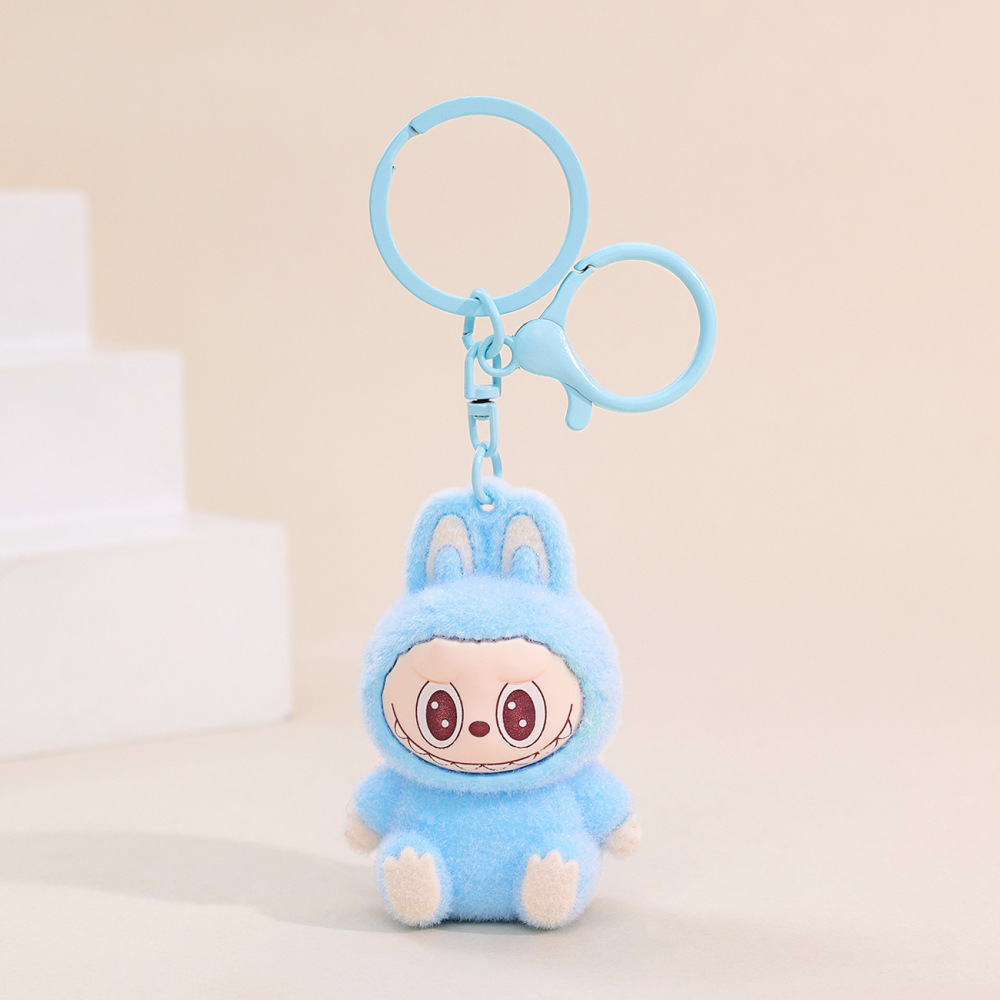 China warehouse labubu keychains Mix Color