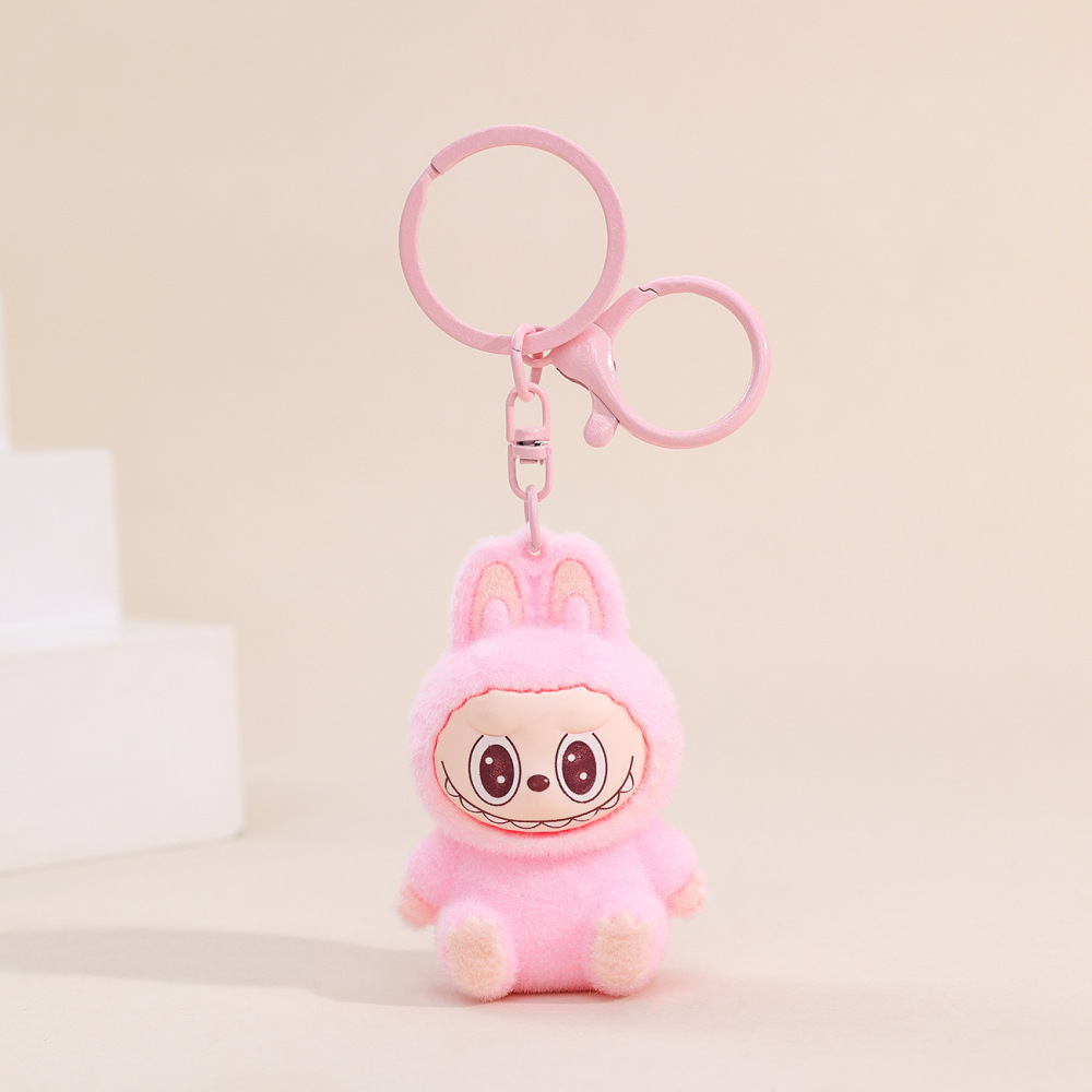 China warehouse labubu keychains Mix Color