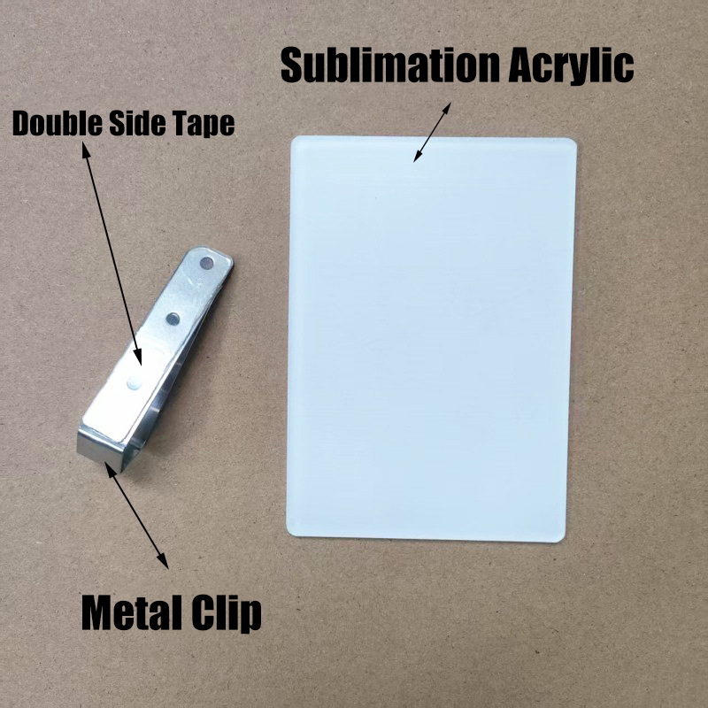 Sublimation blank acrylic car visor decoration