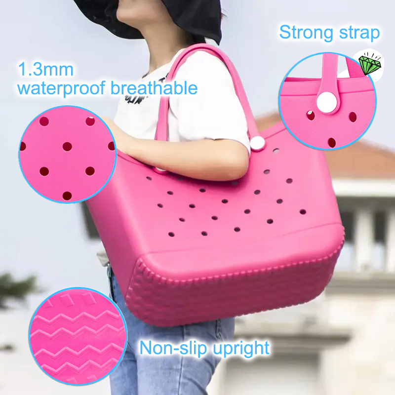 Non Sublimation Beach Bag 4pcs Already Mixed Like the Pictures Shows Solid Color US Warehouse around 26th Ship out