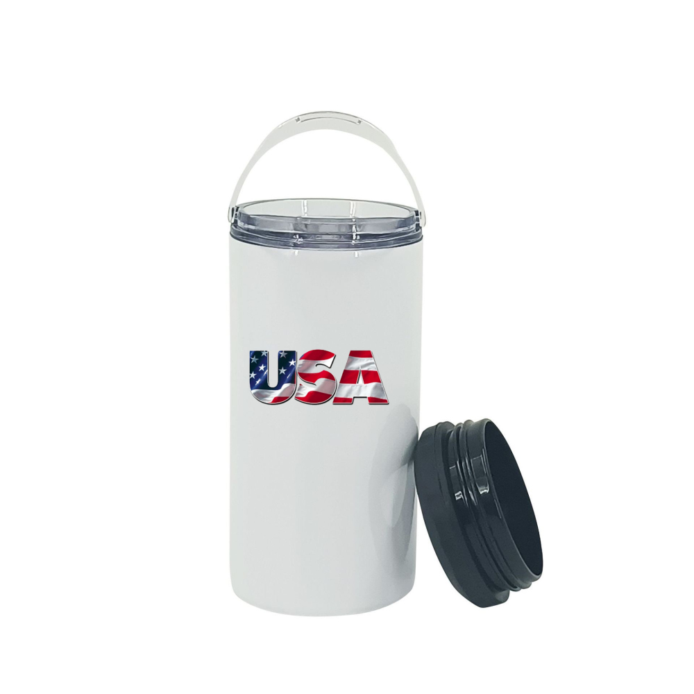 US warehouse 16oz 4 in 1 sublimation can cooler  25pcs/case