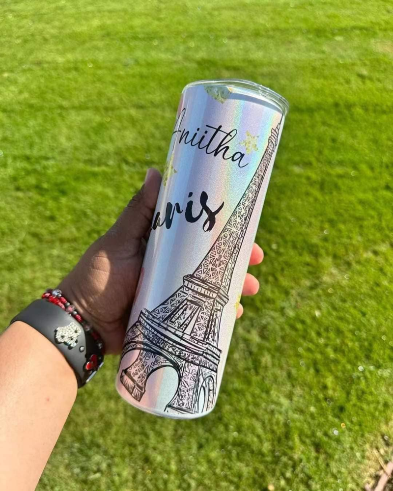 US warehouse 20oz white shimmer sublimation tumbler 25pcs/case