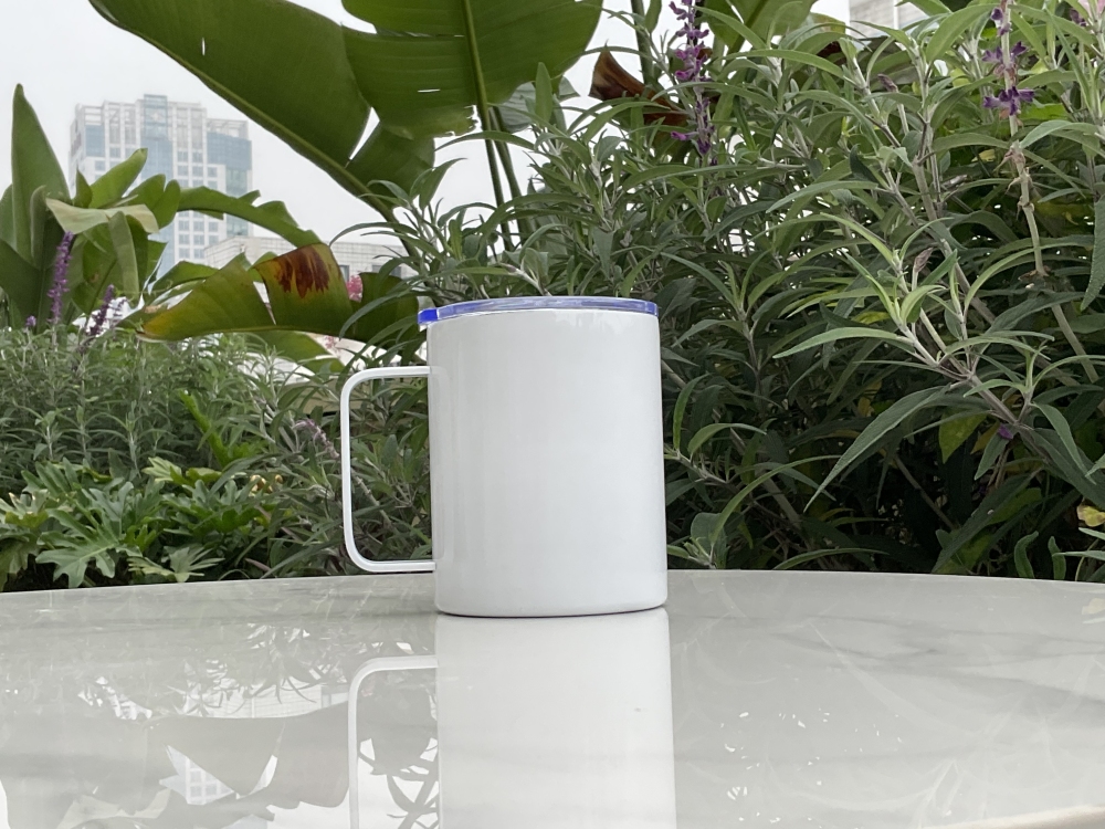 US warehouse 12oz sublimation mug with handle 25pcs/case