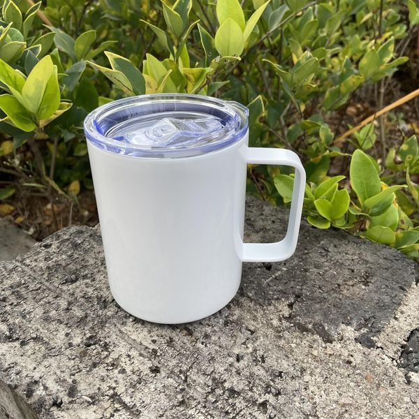 US warehouse 12oz sublimation mug with handle 25pcs/case