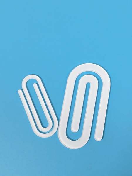 US warehouse sublimation blanks acrylic paper clips 50pcs/case one shape