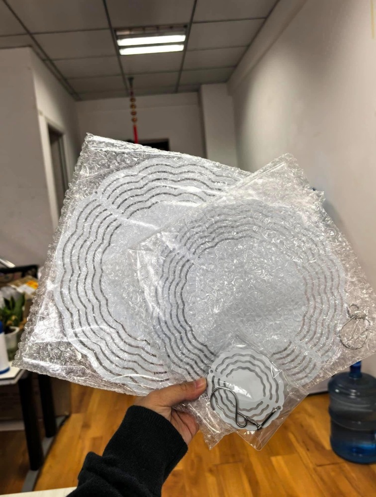 US warehouse 10inch sublimation wind spinner 25pcs/case