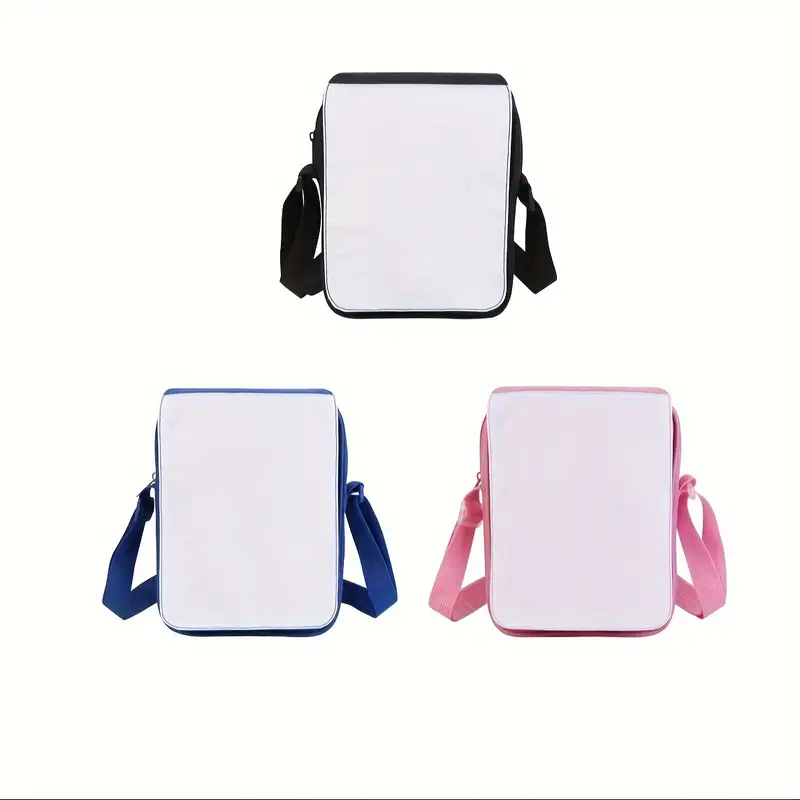 US warehouse sublimation crossbody bag, 3pcs/case, mixed color