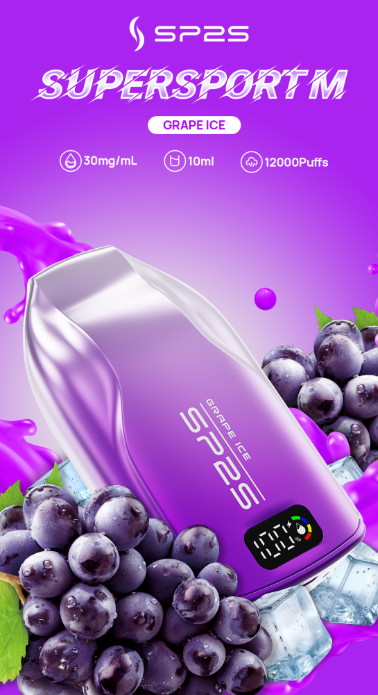 SP2S SUPERSPORTM 9,000 puffs of disposable e-cigarettes Rechargeable Disposable
